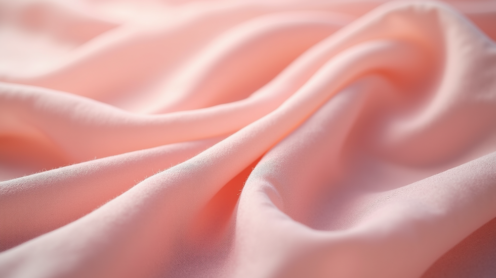 Close-up view of pastel-colored cotton saree fabric