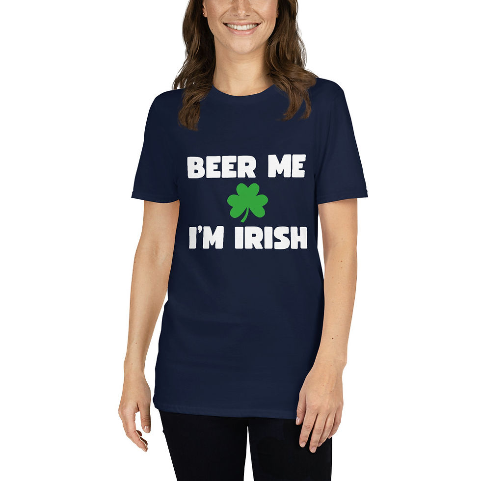 Thumbnail: "Beer me" Short-Sleeve Unisex T-Shirt | Dark