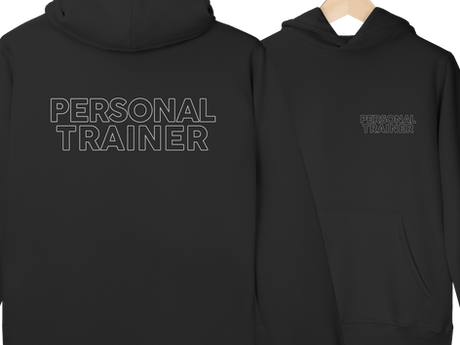 moletom personal trainer unissex