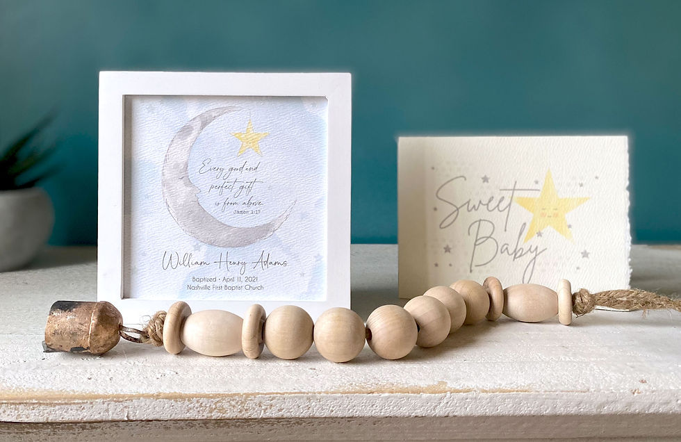 Every good and perfect child - personalized baby gift