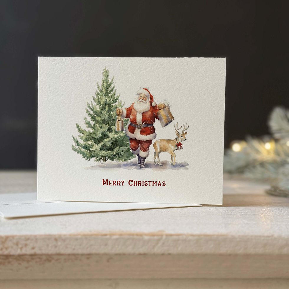 Thumbnail: vintage santa cards