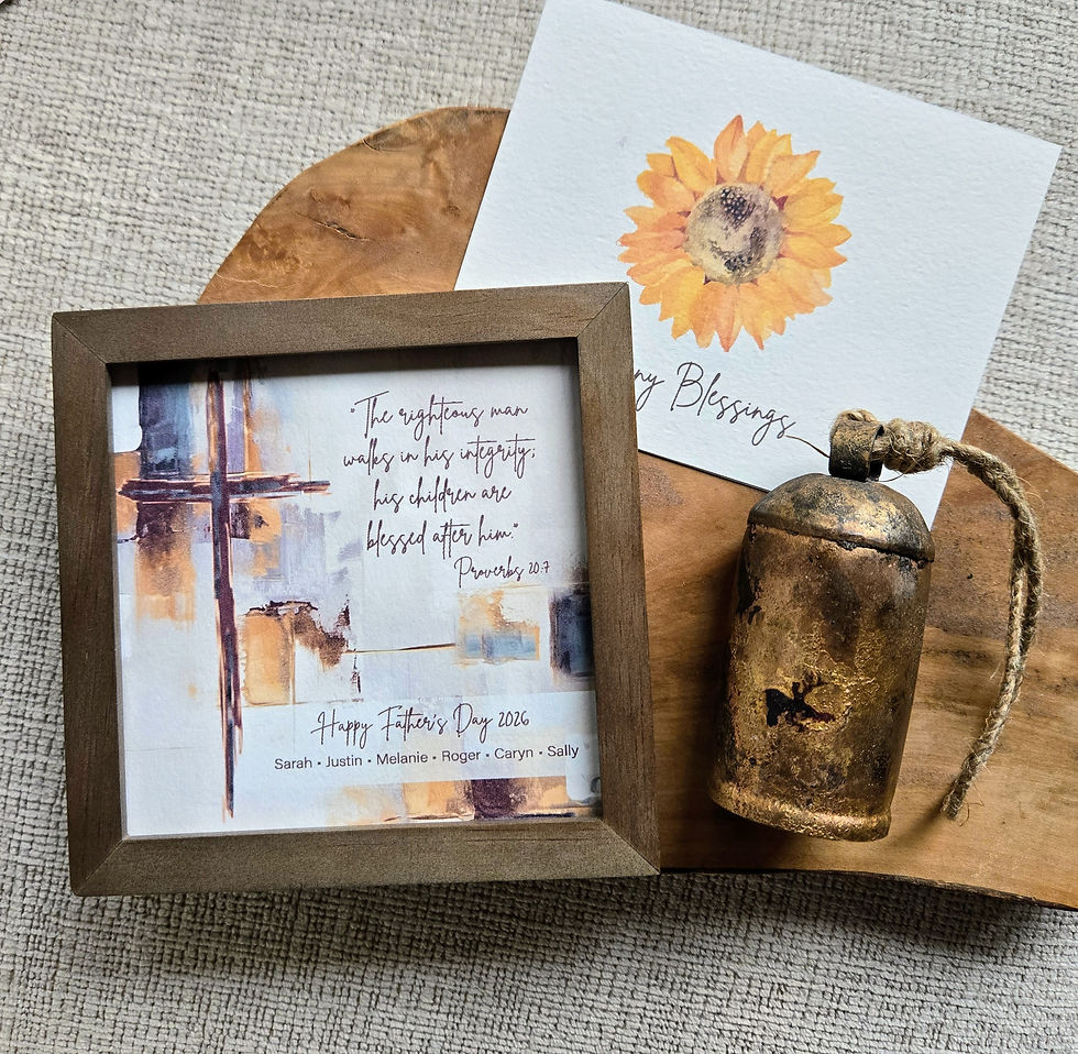 Thumbnail: Personalized Scripture Painting - Gift for Dad