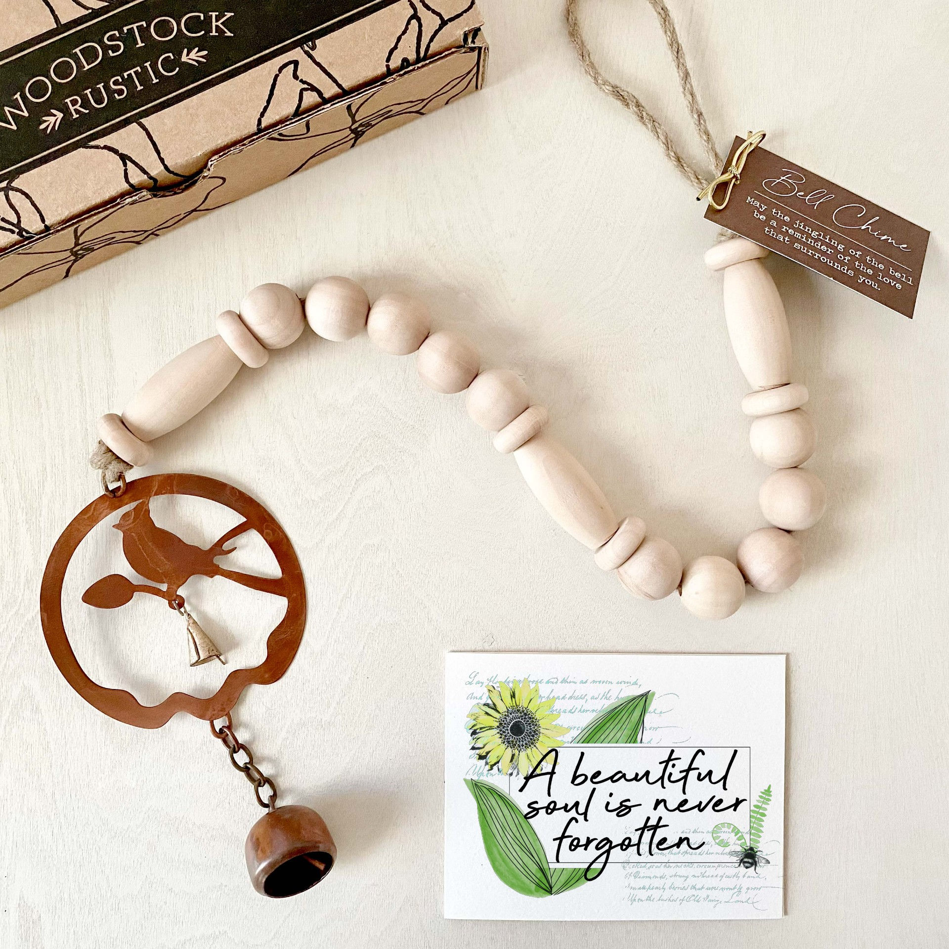 CARDINAL ORNAMENT /  WIND CHIME gift box