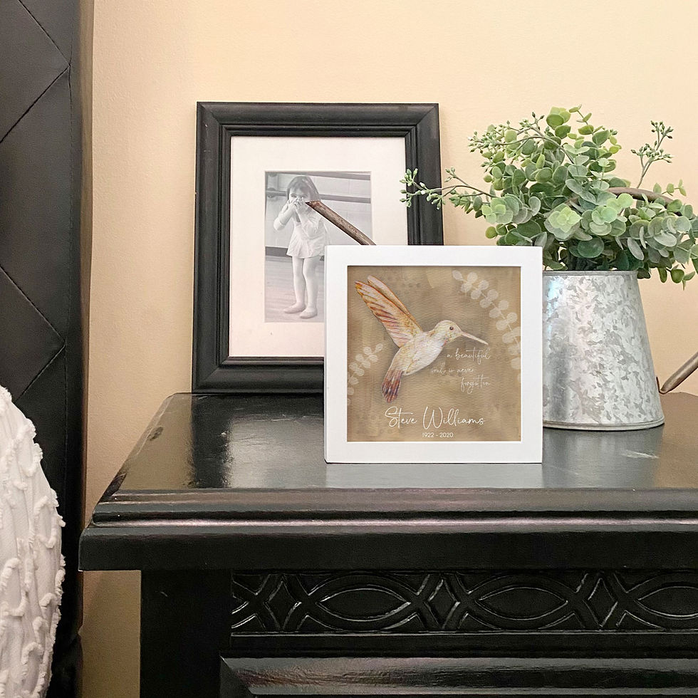 Thumbnail: HUMMINGBIRD painting personalized
