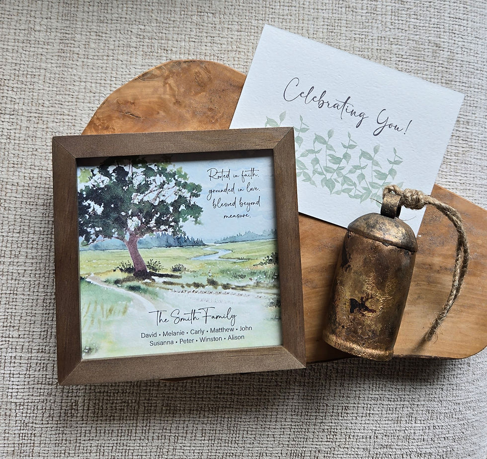 Thumbnail: Personalized Family Tree Painting