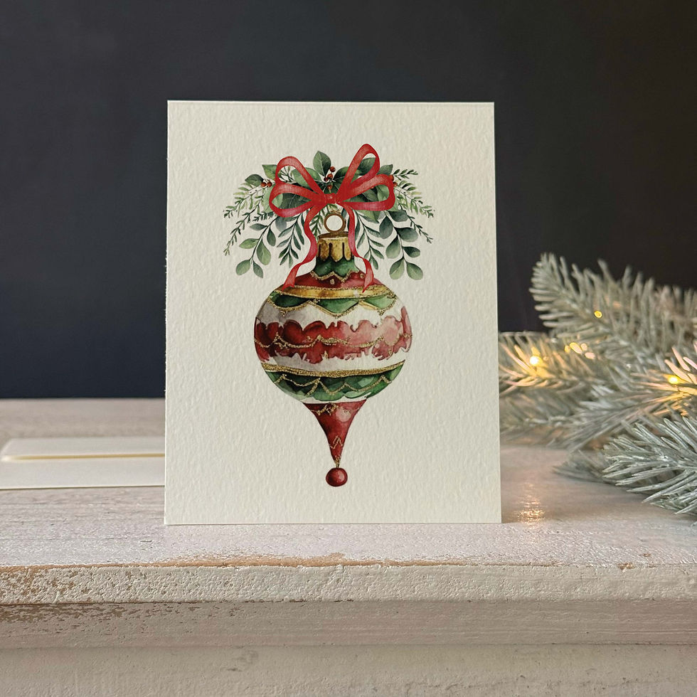 Thumbnail: Ornament greeting cards