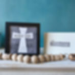 Thumbnail: FIRST HOLY COMMUNION Cross Painting - Personalized 5.5"