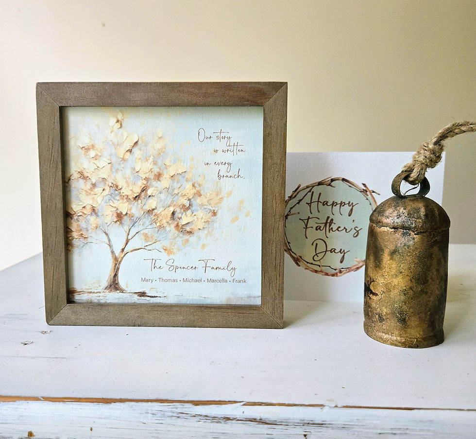 Thumbnail: Personalized Family Tree Painting