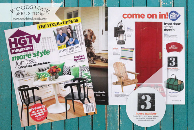 We are featured in HGTV Magazine!