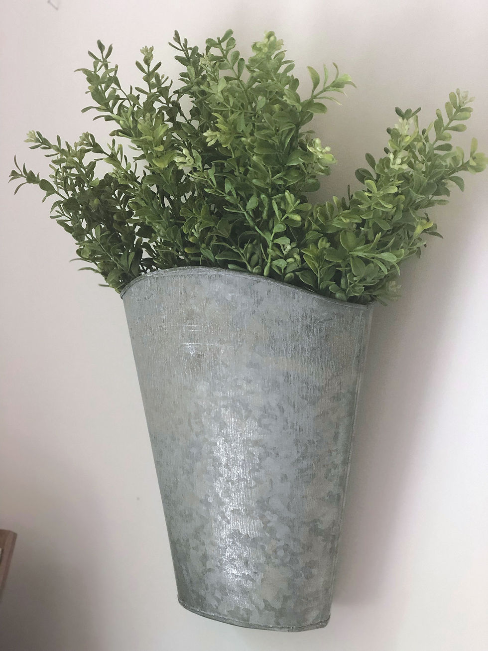Thumbnail: Galvanized wall bucket - large