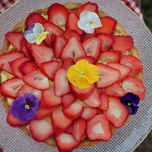 Fresas con crema pastelera
