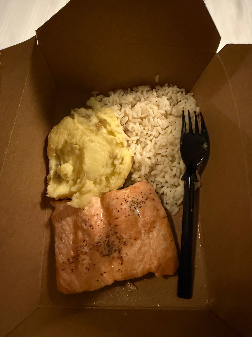 The Lovely Salmon & Fantastic Mash That I had. !