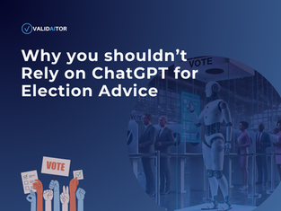 Why You Shouldn’t Rely on ChatGPT for Election Advice