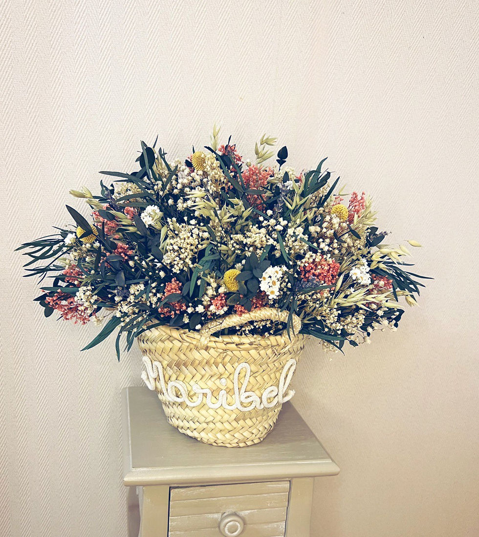 Capazo Flores Preservadas