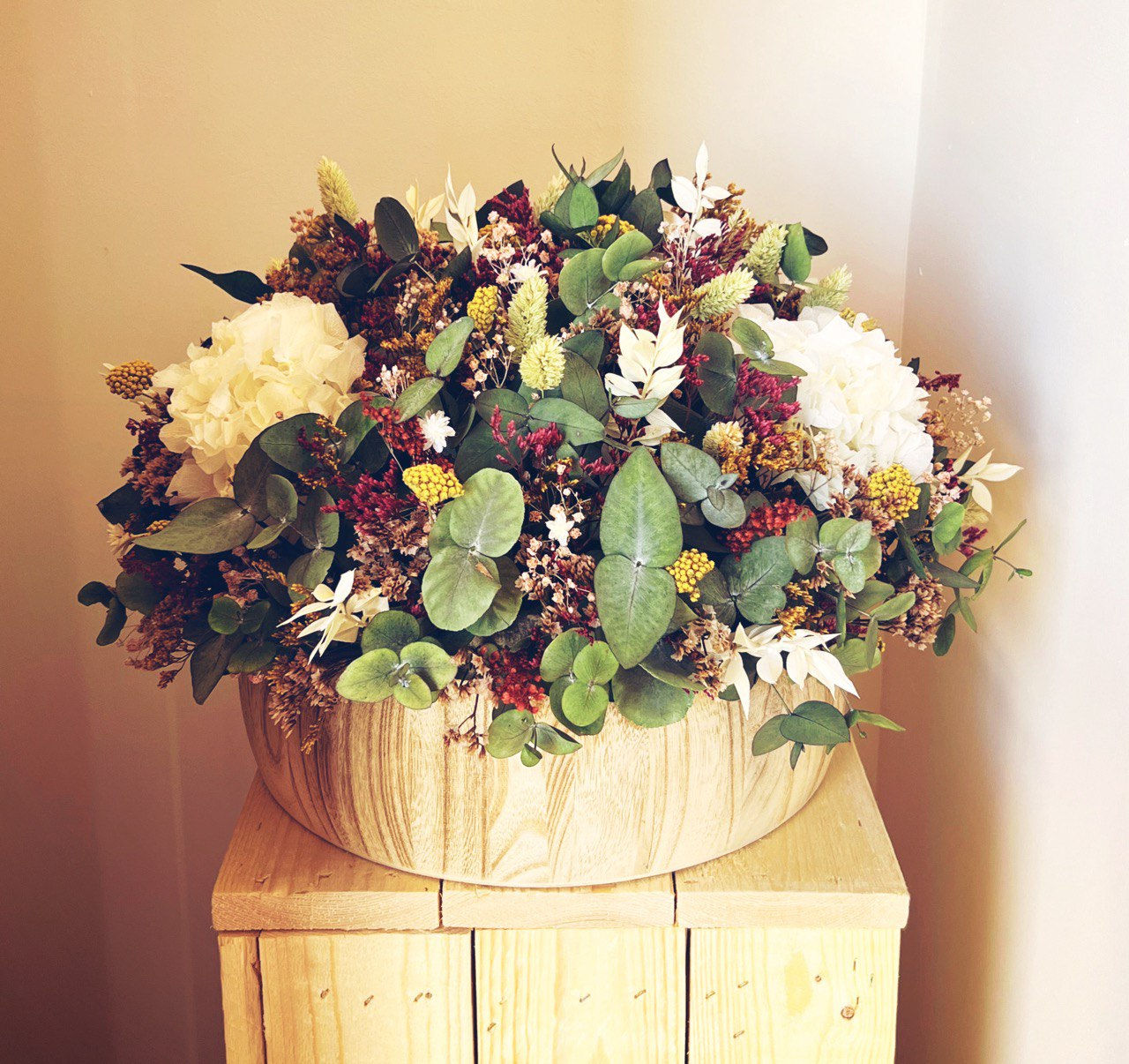 Centro Grande Flores Preservadas