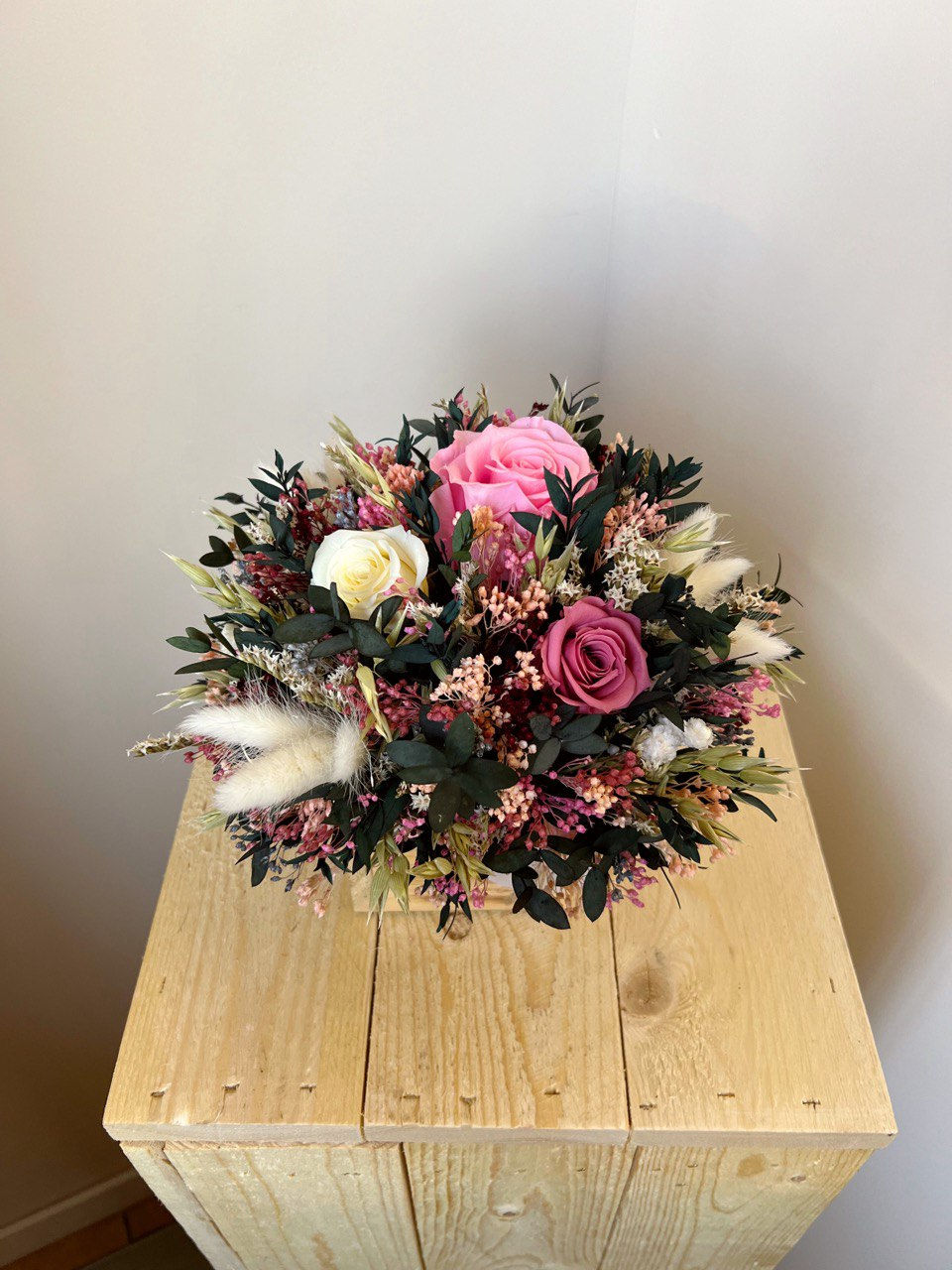 Centro Pequeño Flores Preservadas