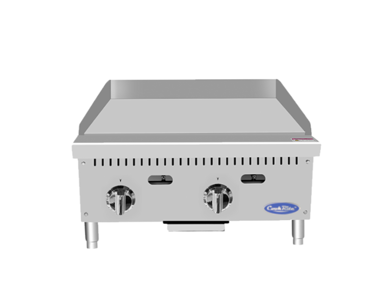 24″ Thermostatic Griddle with 1″ Griddle Plate