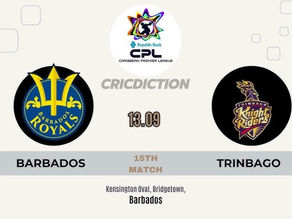 Match #15 Prediction: Barbados Royals vs. Trinbago Knight Riders – 2024 Caribbean Premier League