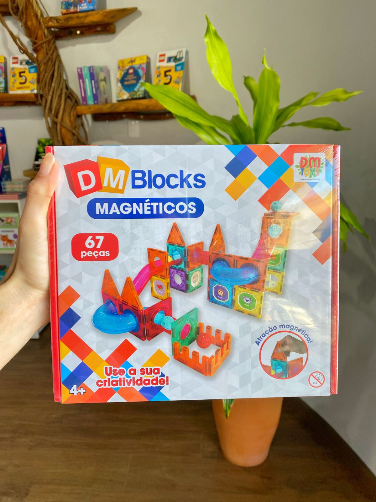 Blocos Magnéticos - 67 peças