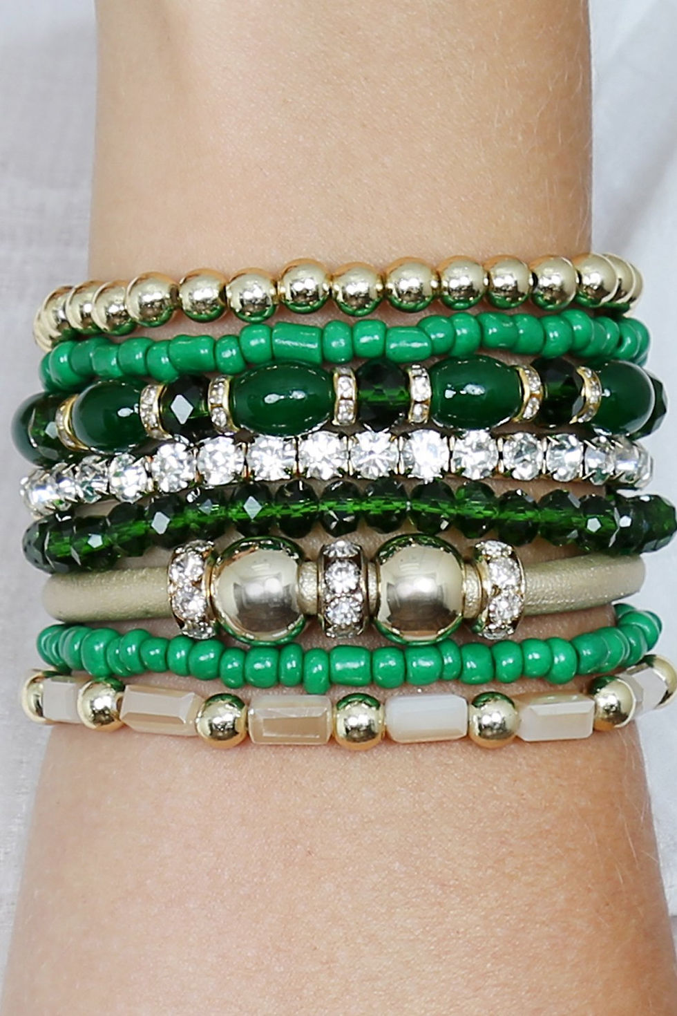 Thumbnail: Classic Multibeaded Bracelet Set