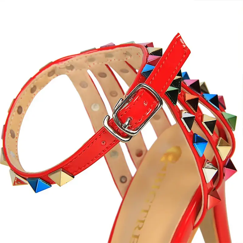 Thumbnail: Color Rivets Roman Stiletto