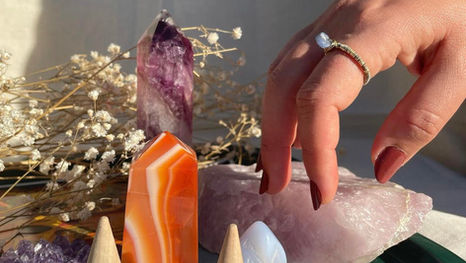 Amanda Pohopien and Mary Shearer showcase their small businesses at the Valentine's Market Event