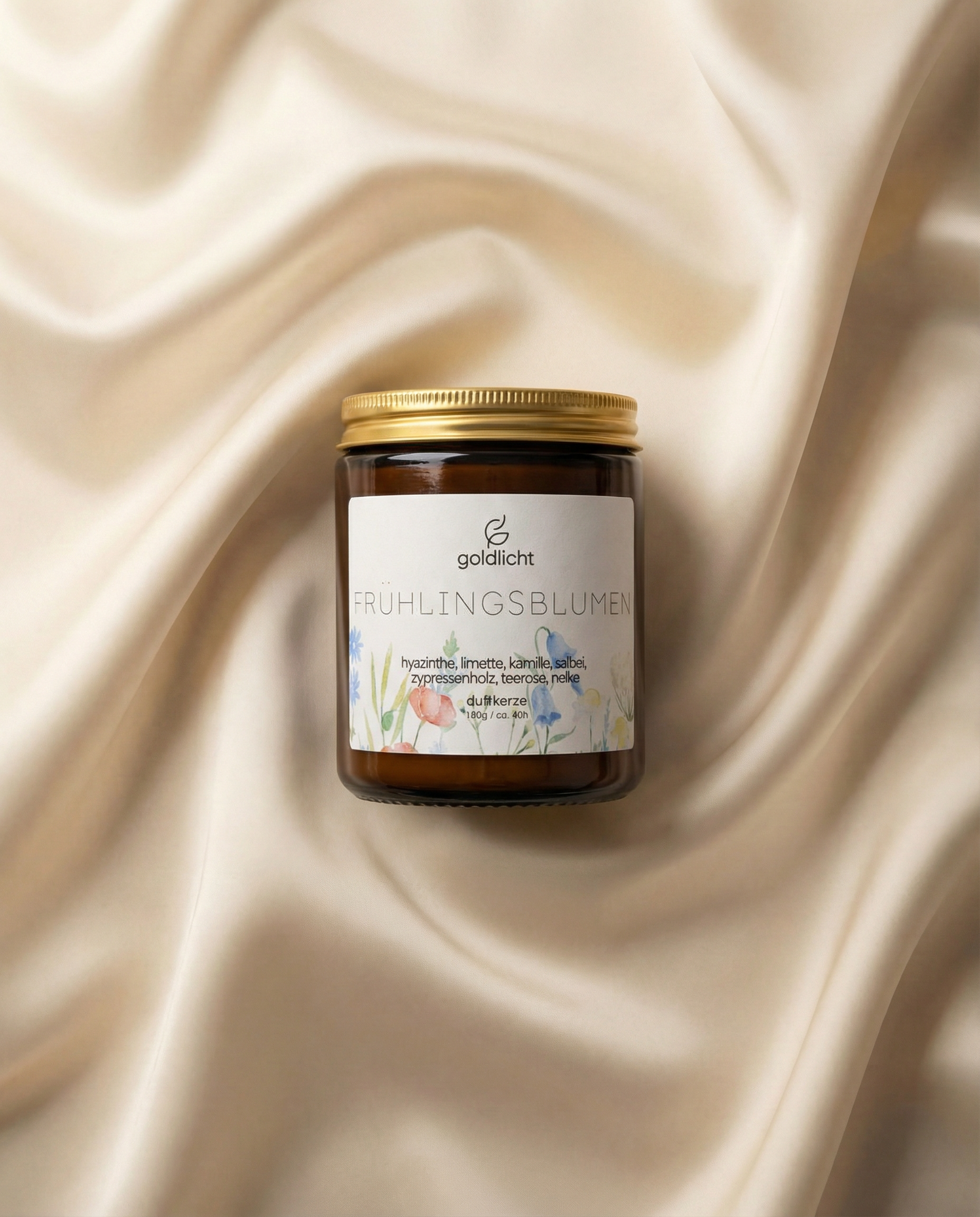 Frühlingsblumen - Duftkerze