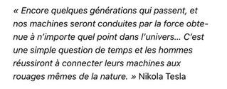 L'énergie libre au temps des restrictions