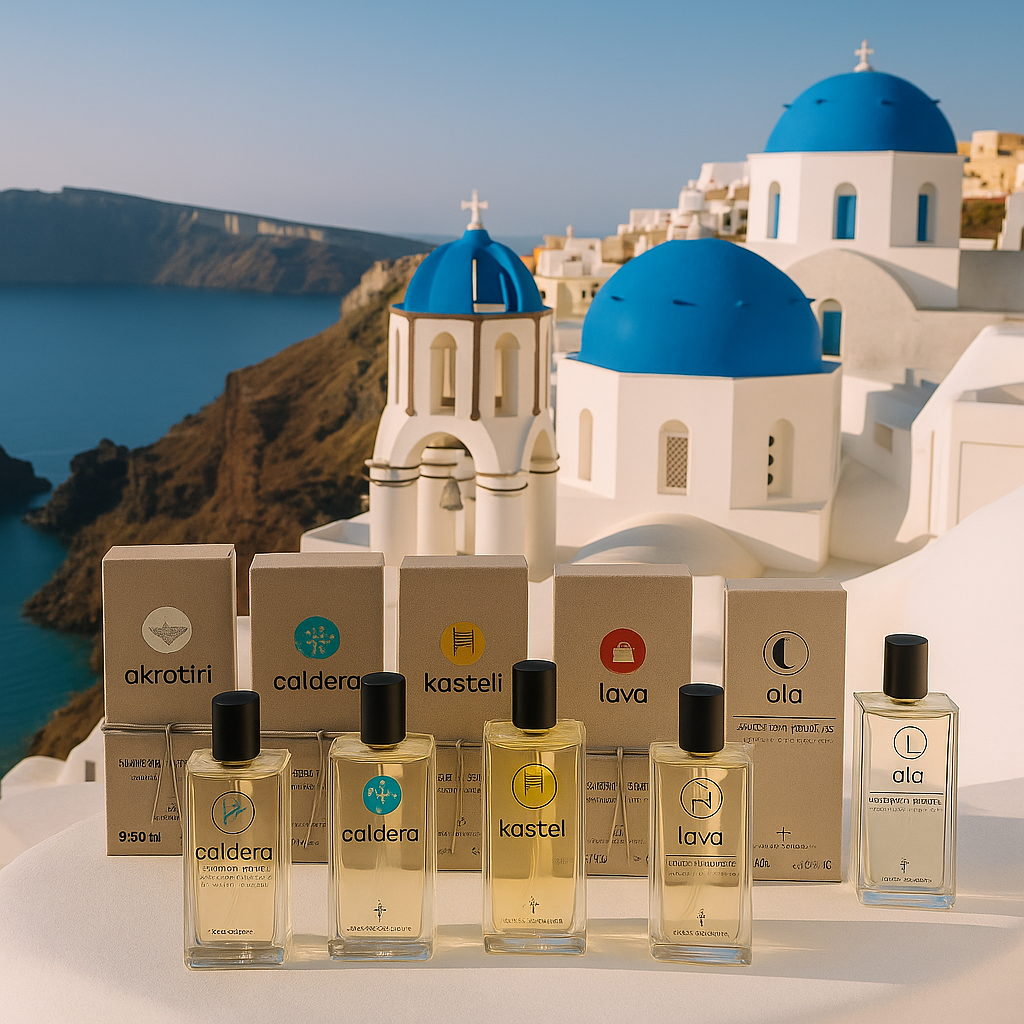 Santorini paysages collection at Callisti Oia Boutique