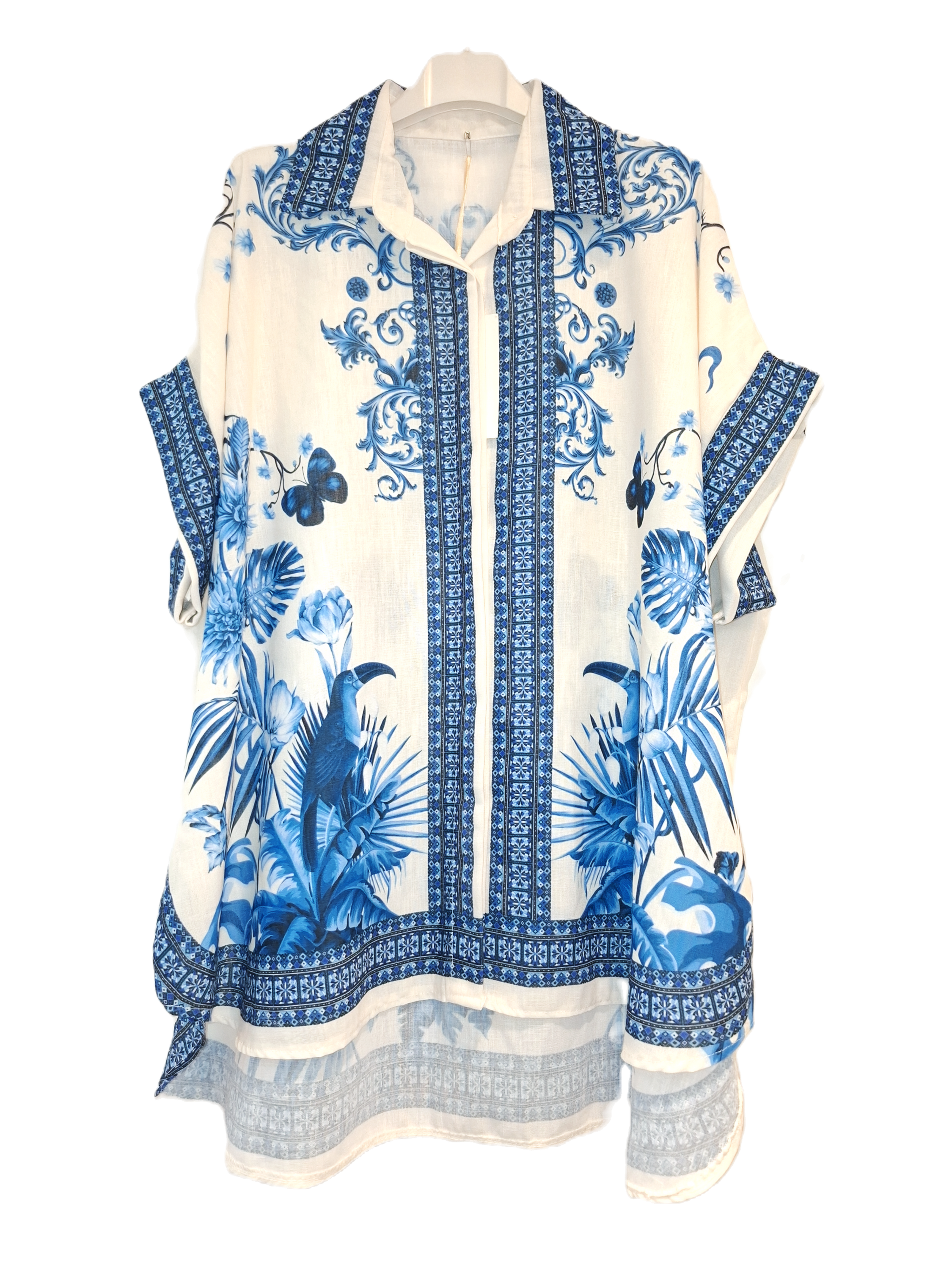 TROPICAL SANTORINI Shirt - OOTD Callisti