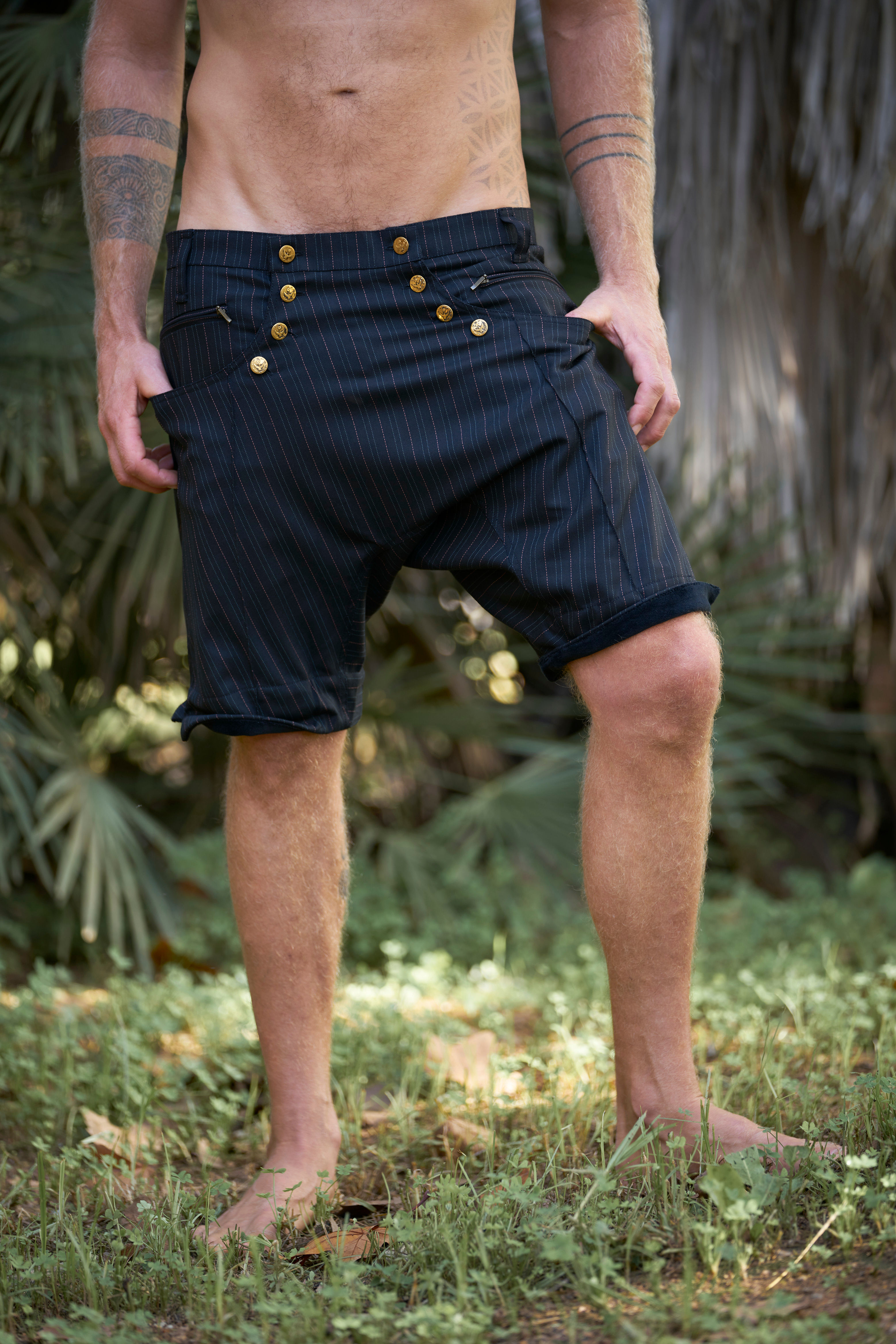 Pinstripe Ibiza Shorts
