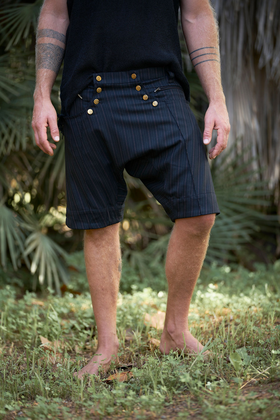 Thumbnail: Pinstripe Ibiza Shorts