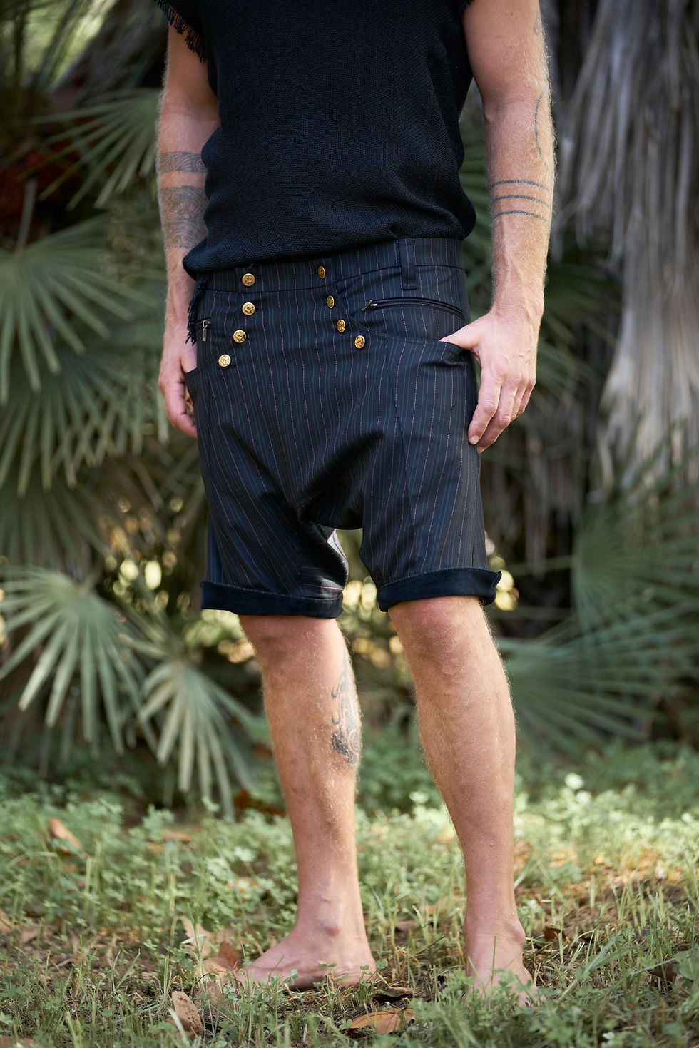 Thumbnail: Pinstripe Ibiza Shorts