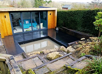garden landscaping pond Cheltenham