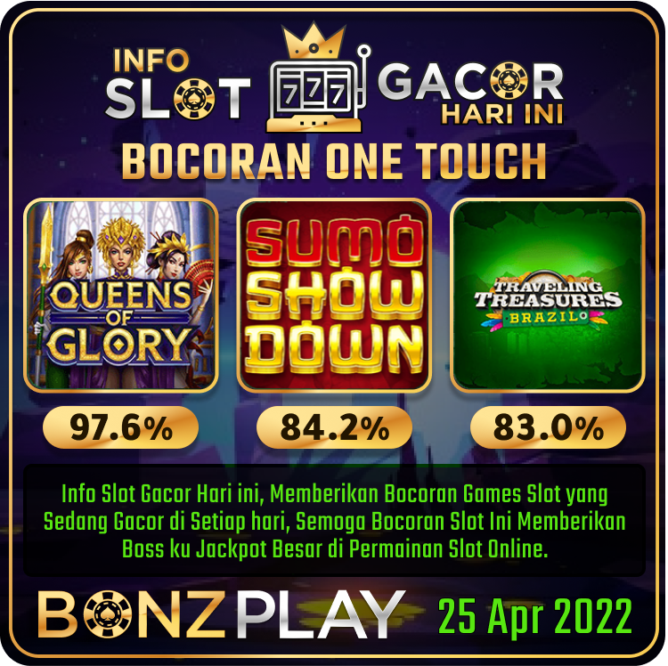  BOCORAN SLOT GACOR - BONZPLAY  25 APRIL 2022