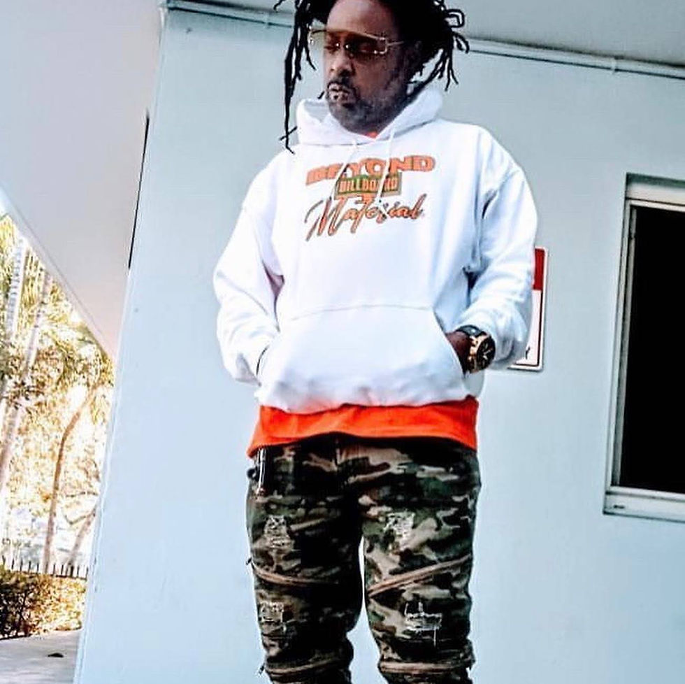 Thumbnail: Hoodie: White W/ Orange and Green Logo