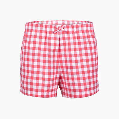 BADA LANI Women’s Flannel Shorts – Cherry Gingham