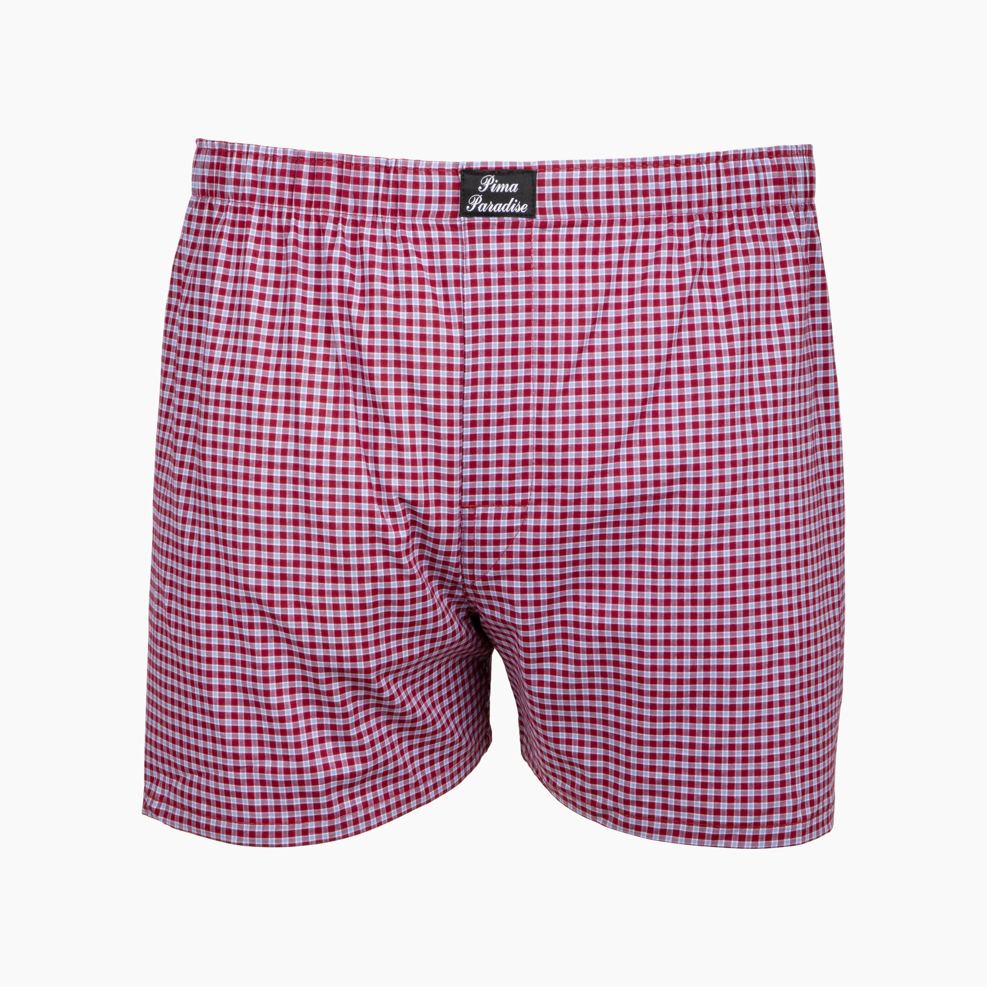 Men's Woven Boxer 1-Pack – Red Gingham