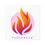 Thumbnail: Forgewear Pink Logo Premium Stickers on White - 3x3 - Indoor/Outdoor Use