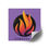 Thumbnail: Forgewear Black Logo Premium Stickers on Purple - 3x3 - Indoor/Outdoor Use