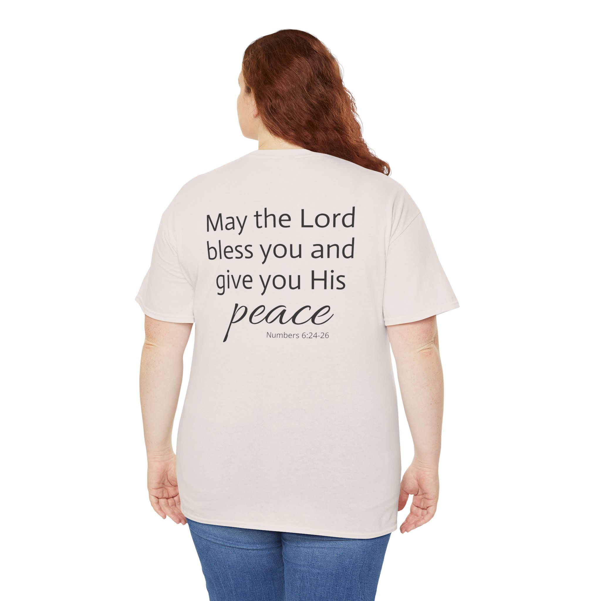Forgewear 'May the Lord bless you and give you...' - Women's Heavy Cotton Tee