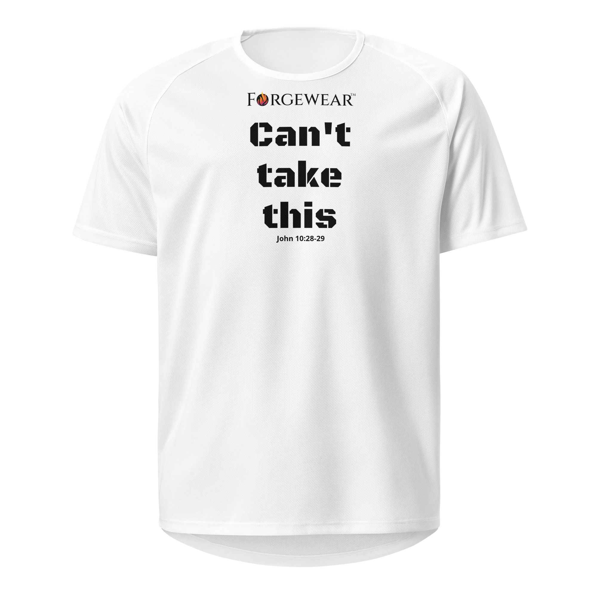 Forgewear 'Can't Take This' (John 10:28-29) Unisex sports jersey