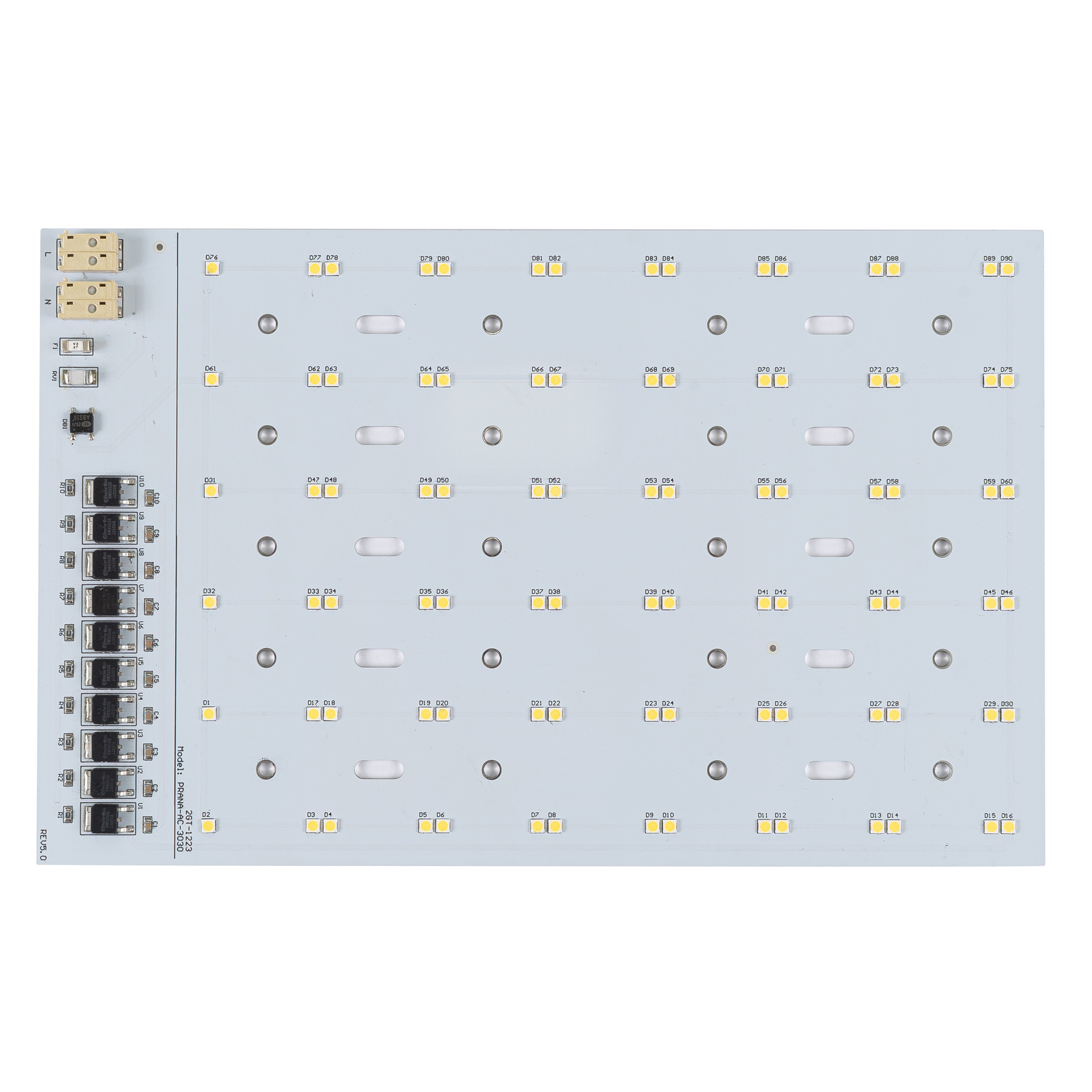 Modulo AC 90 Leds 3030 100W - Directo 220V
