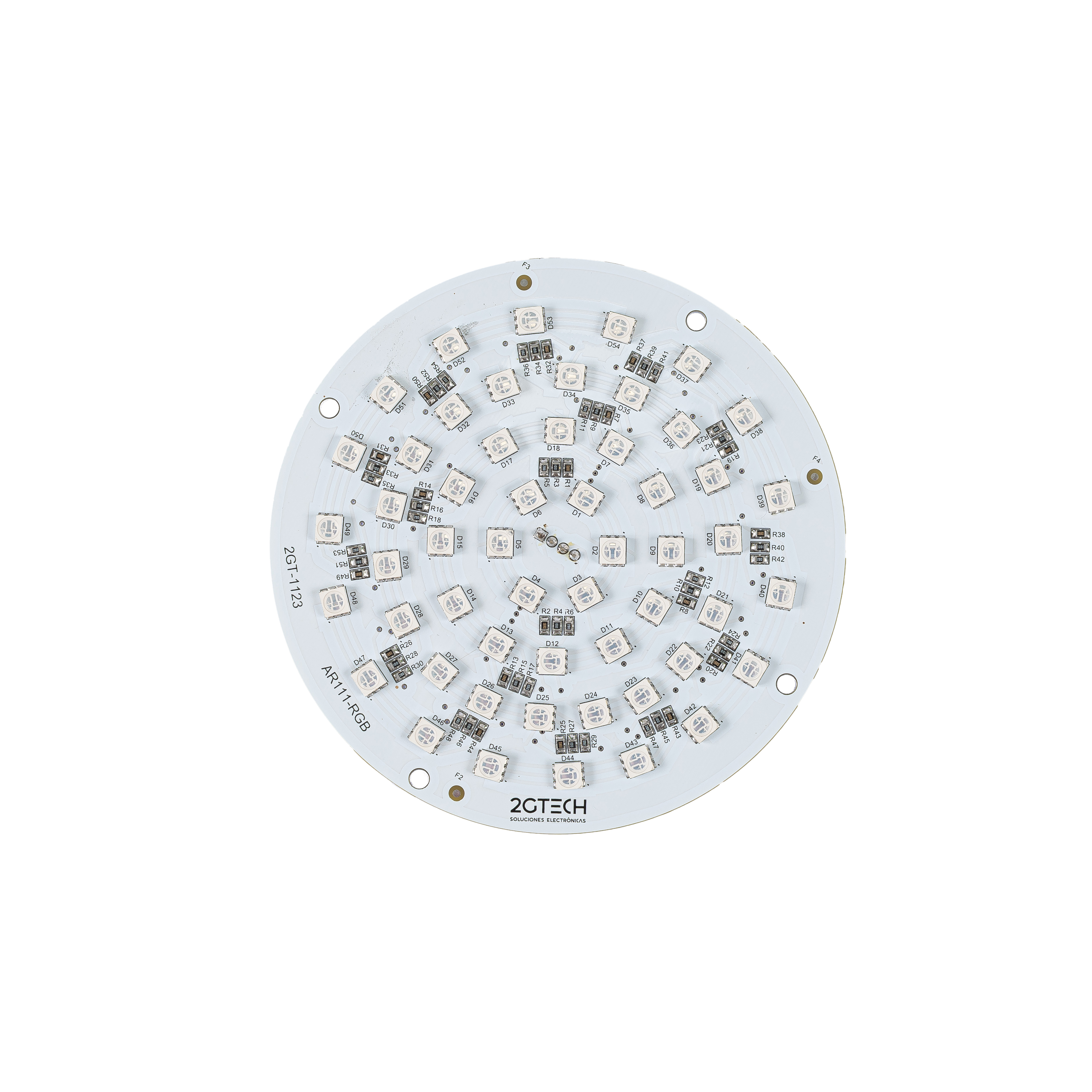 Modulo AR111 RGB 54 Leds 5050 - 12V Pileta