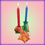 Thumbnail: rainbow spike double candle holder