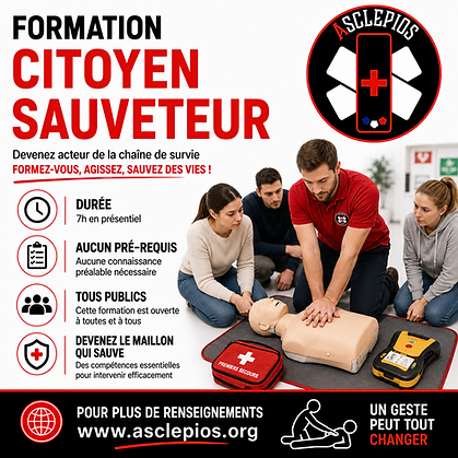 Affiche CITOYEN SAUVETEUR