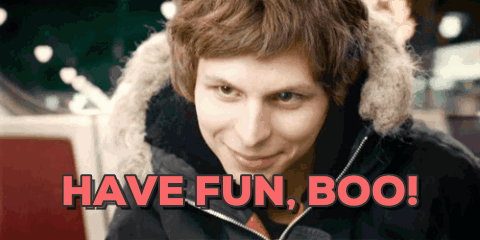 Jesse Eisenberg "Have Fun Boo"