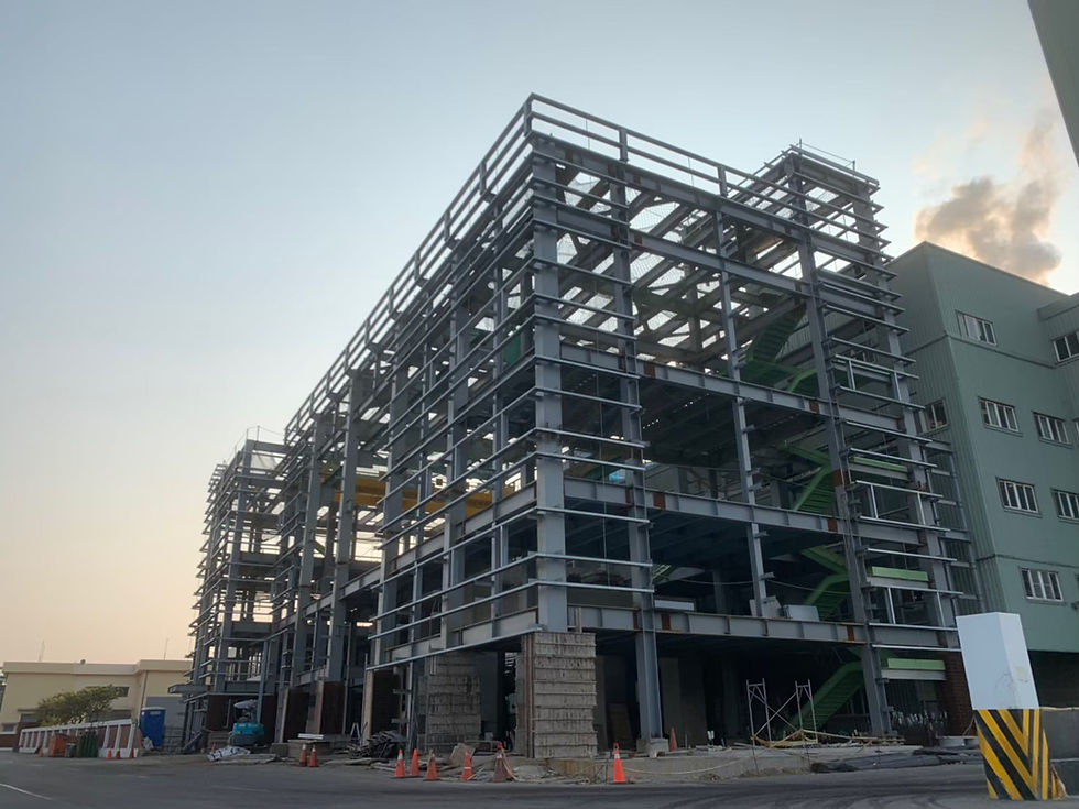  大園汽電G2新建工程-汽機區廠房建築鋼構