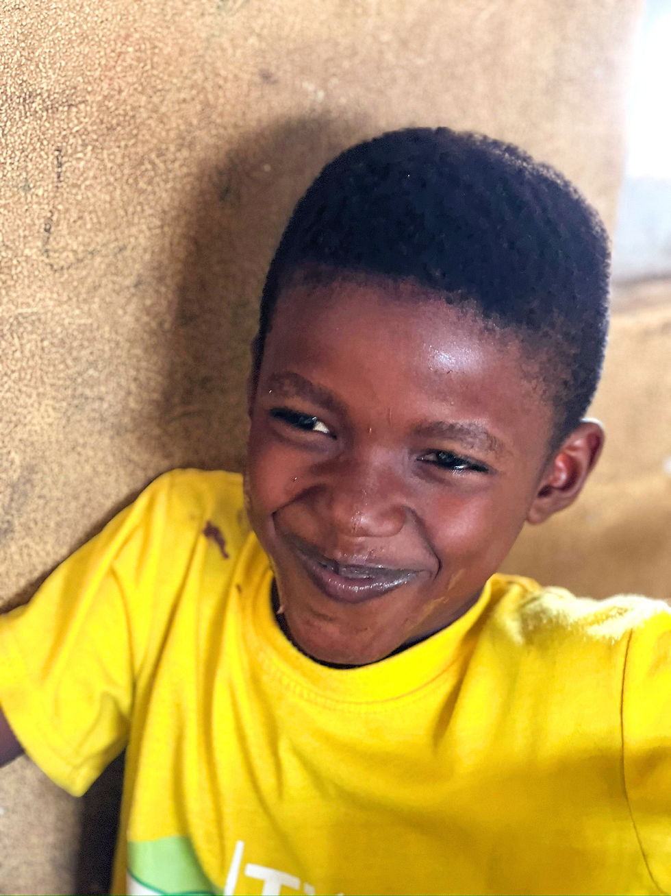 That's the smile that indicates a good Saturday! 😆