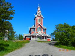 Holzkirche in Buknes